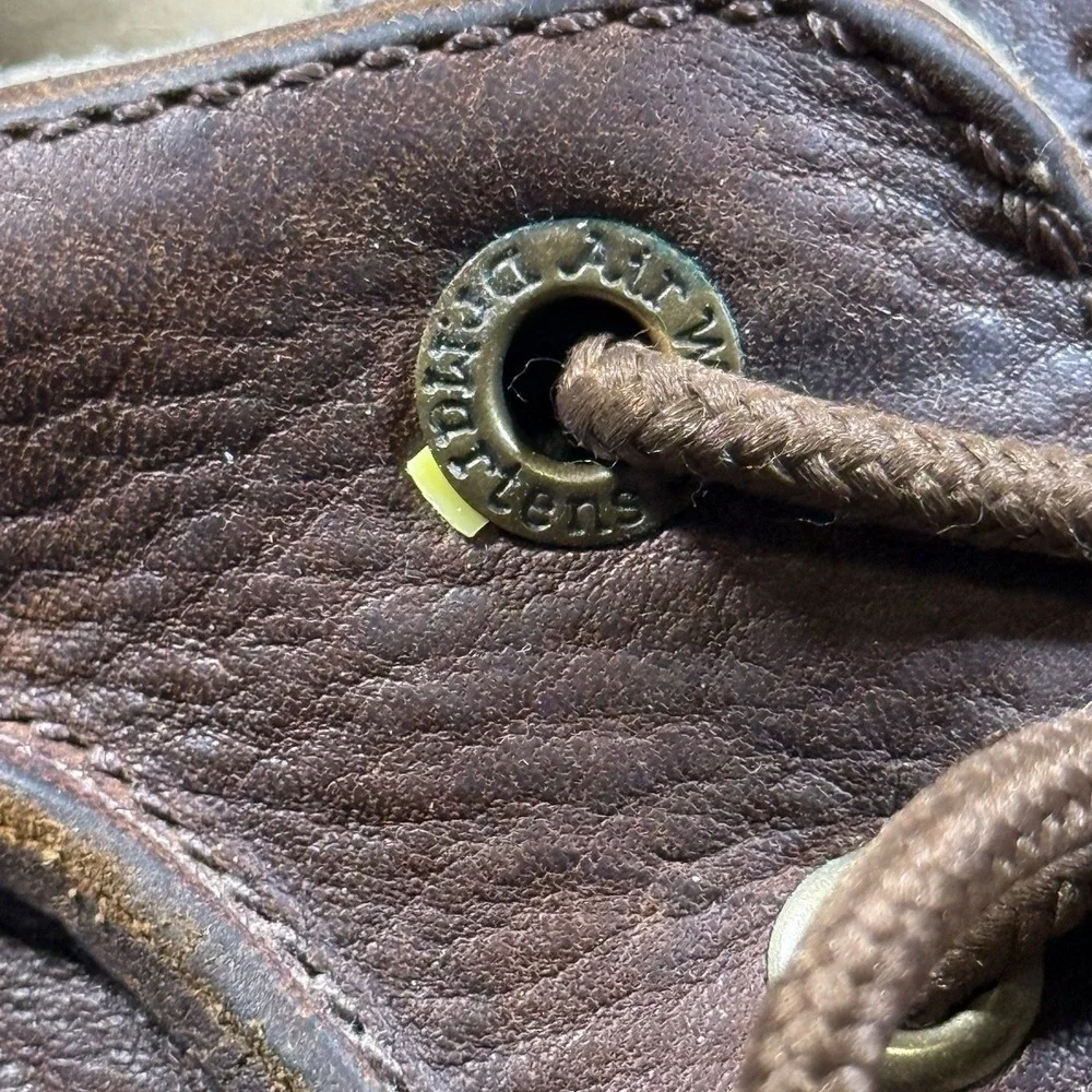 Dr. Martens 11194 Men's 11M Brown Leather Oxford Lace-Up Shoes 3-Eyelet